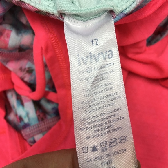 Ivivva by Lululemon Neon Tank Top Size 12 - Picture 7 of 11